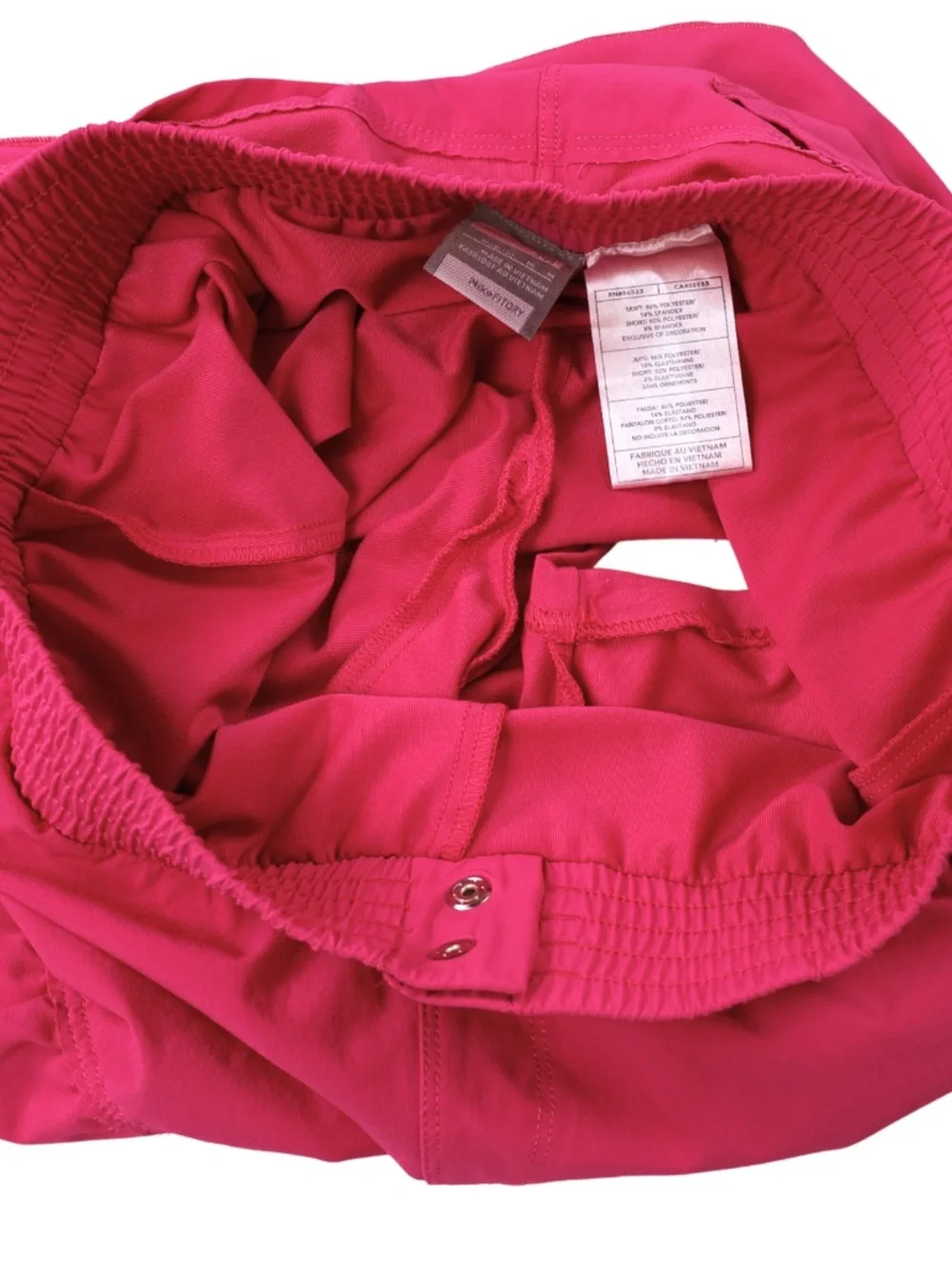 Nike Girls Pink Athletic Tennis Golf Skort Built In Shorts Medium 8-10 - Picture 8 of 8